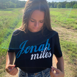 Black Jonah Miles T-Shirt - Jonah Miles 